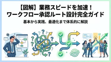 ワークフロー承認ルートの作り方｜承認フローを最適化する実践マニュアル【図解付き】