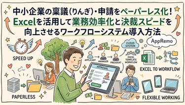 中小企業向けワークフローシステム選定方法｜Excelのまま稟議を自動化