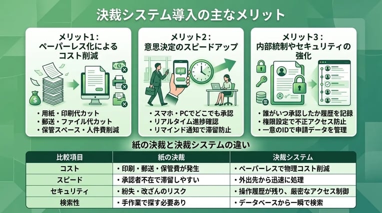 決裁システムを導入するメリットとは？