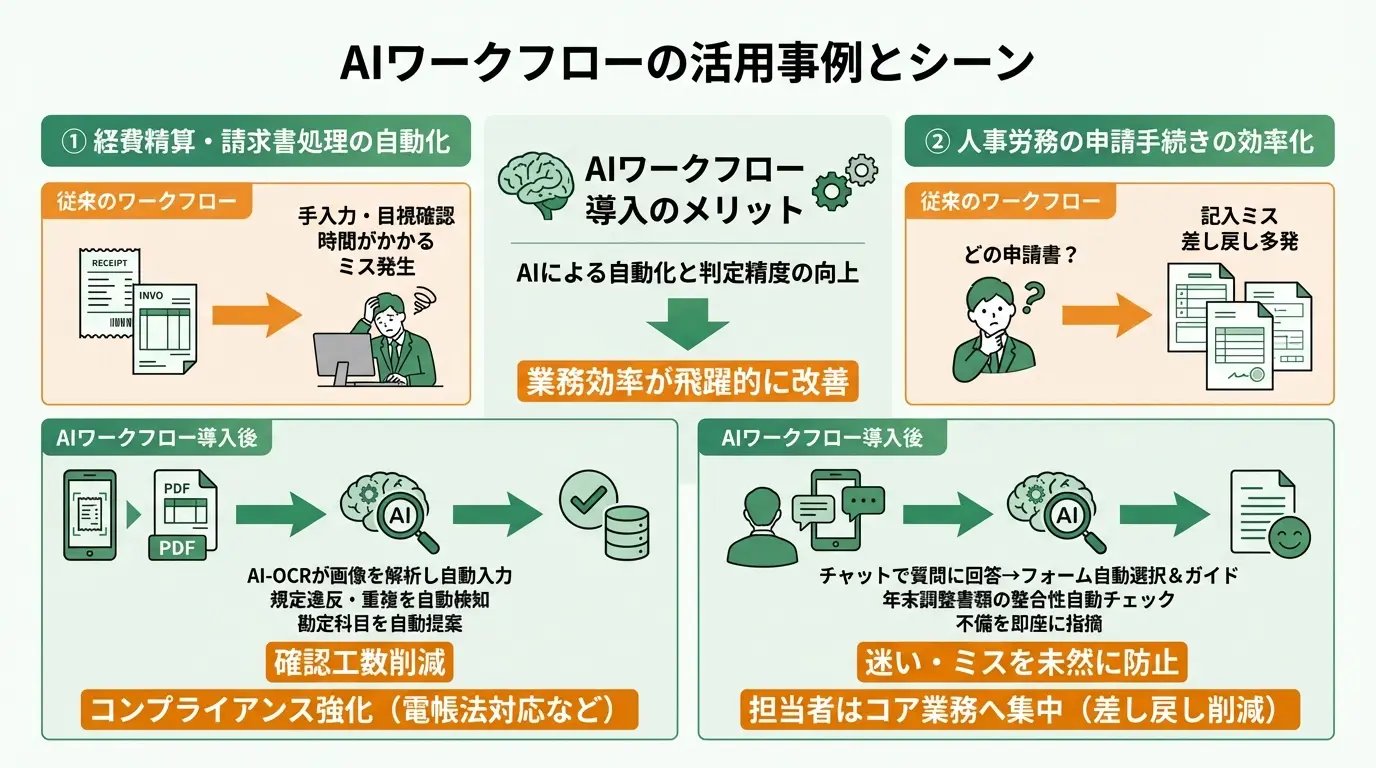 AIワークフローの活用事例とシーン