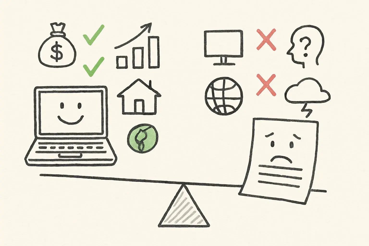 ペーパーレス化のメリットとデメリット