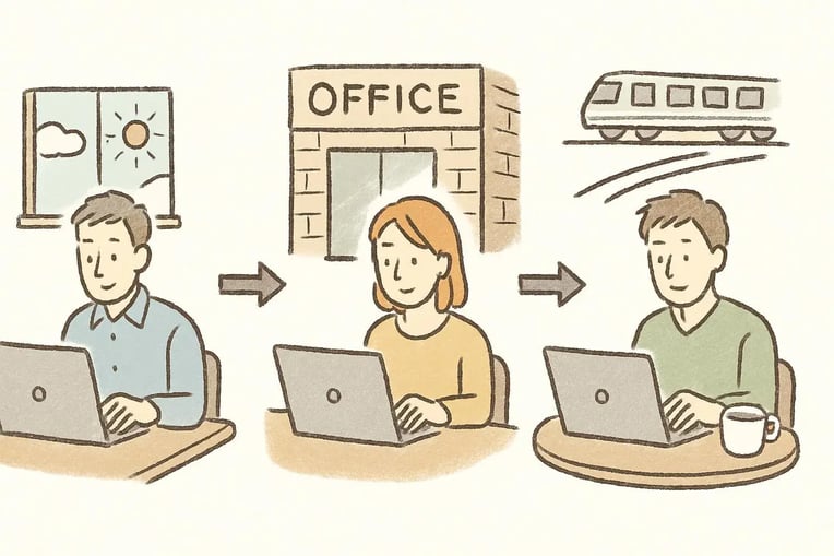 テレワークの種類と働き方