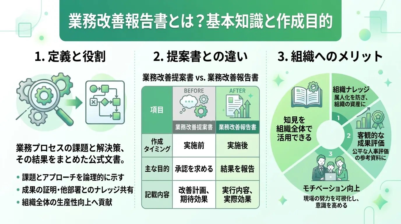 業務改善報告書とは？基本知識と作成目的