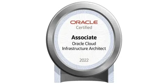 OracleCloudInfrastructure2022CertifiedArchitectAssociate