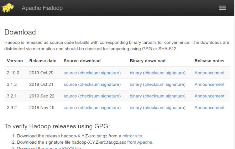 BigData分析基盤検証：Apache Hadoop構築編(Single構成)