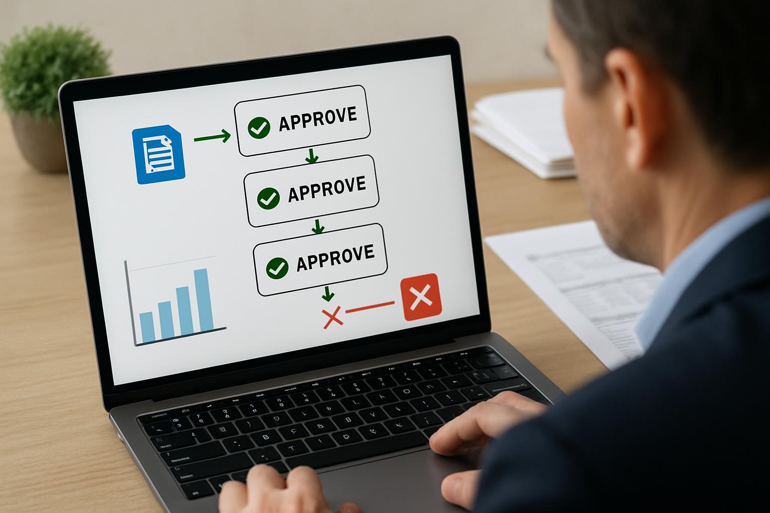 ワークフローシステムの承認機能で業務を効率化