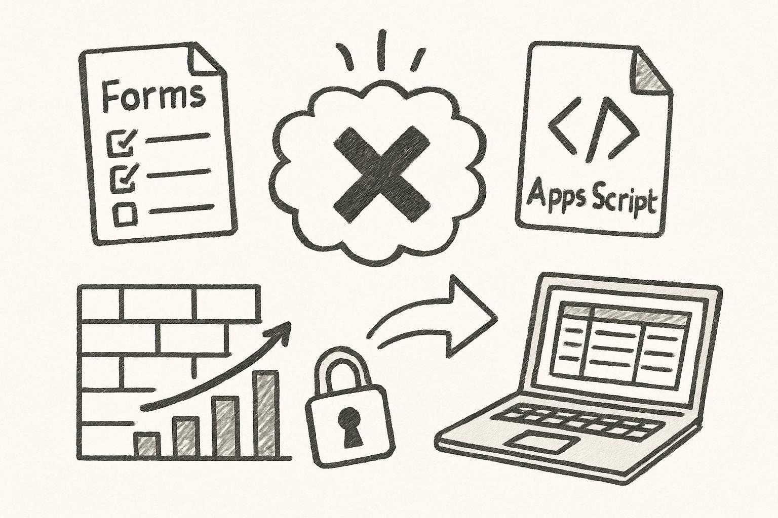 Googleワークフローの限界と解決策